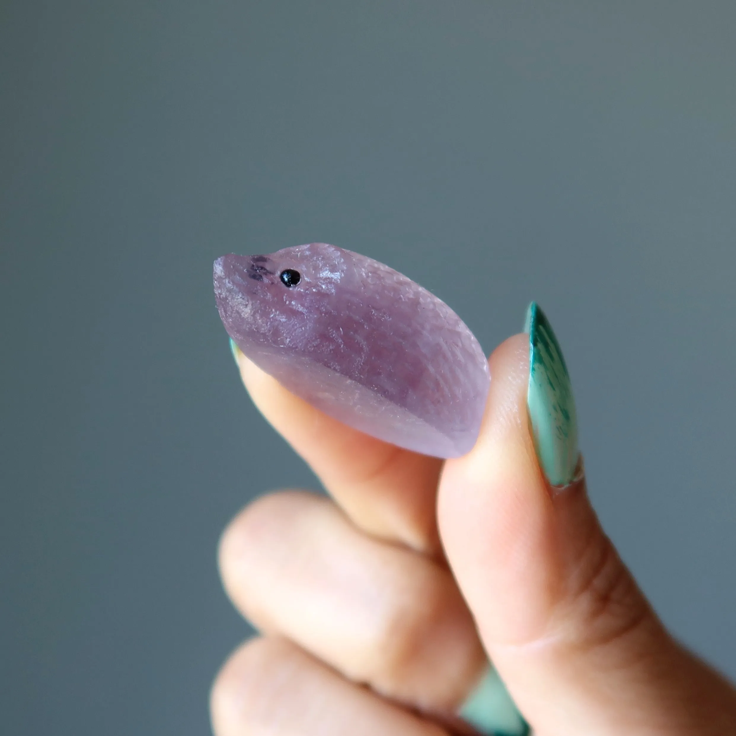 Fluorite Hedgehog My Best Friend Rainbow Animal Figurine