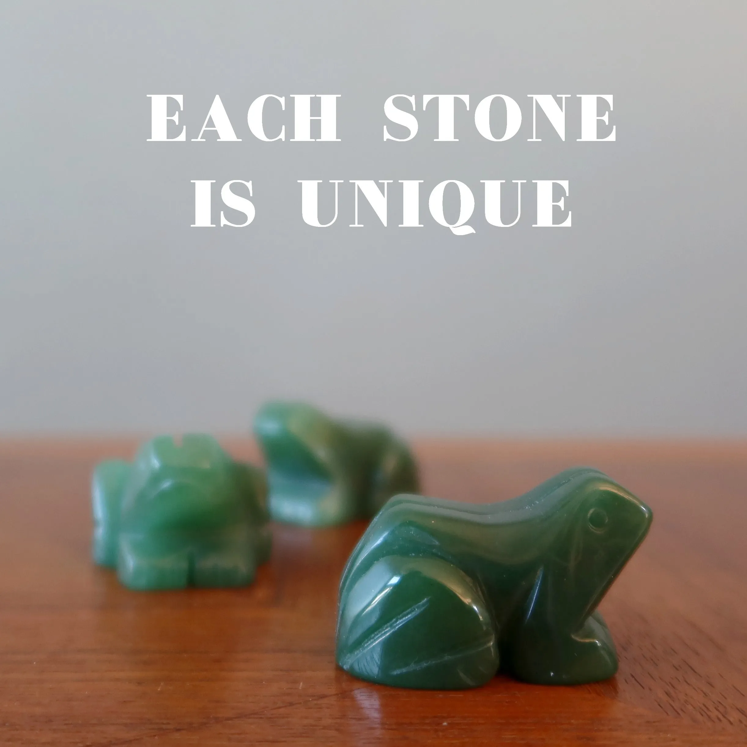 Green Aventurine Frog Leap of Faith Abundance Animal Statue