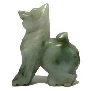 Jade Fu Dog Mythical Dragon Lion Guardian Jadeite Animal