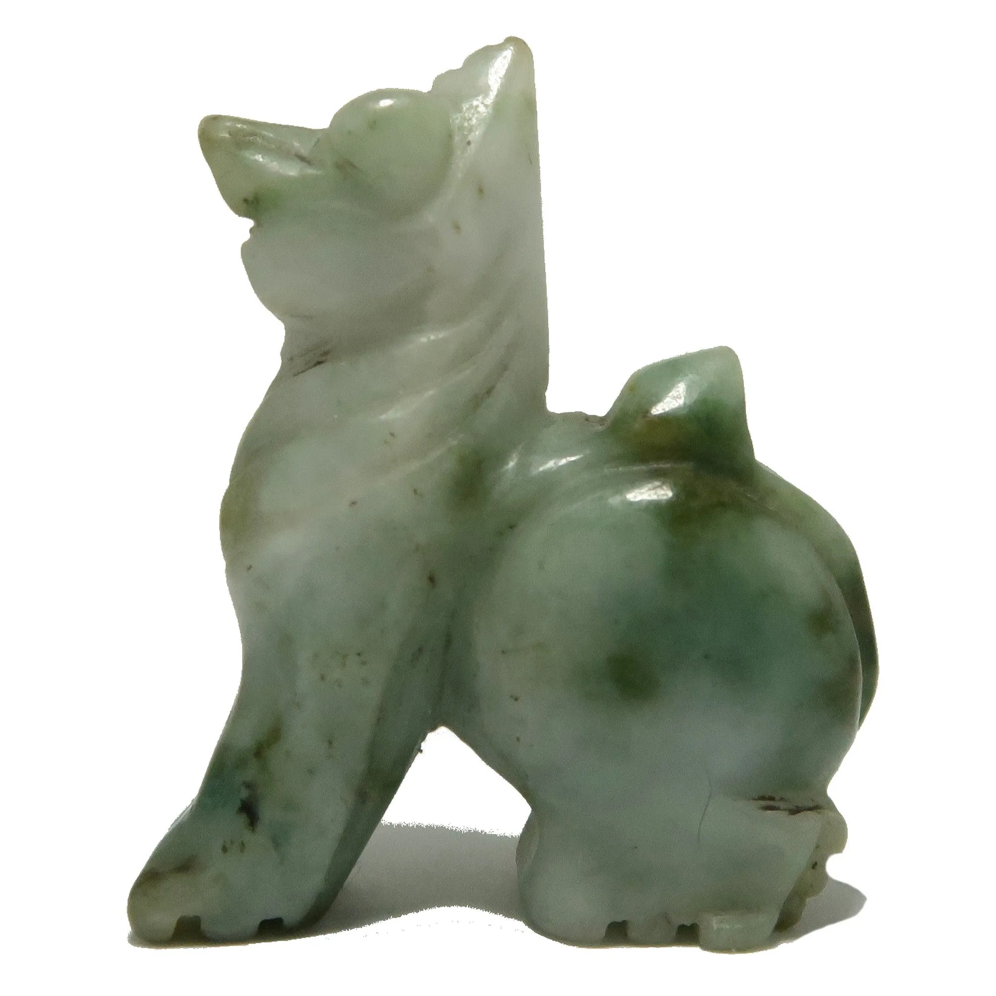 Jade Fu Dog Mythical Dragon Lion Guardian Jadeite Animal