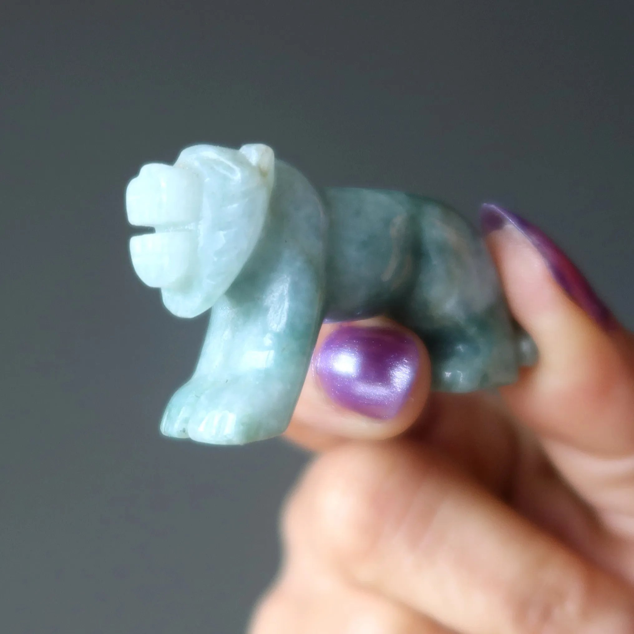 Jade Tiger Power Protection Prosperity Zodiac Animal Spirit Guide