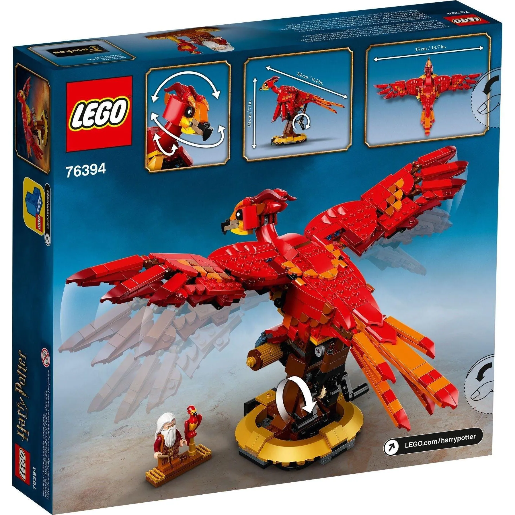 LEGO Harry Potter 76394 Fawkes, Dumbledore's Phoenix