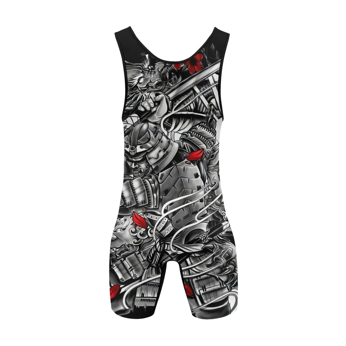 Samurai & White Dragon Wrestling Singlets