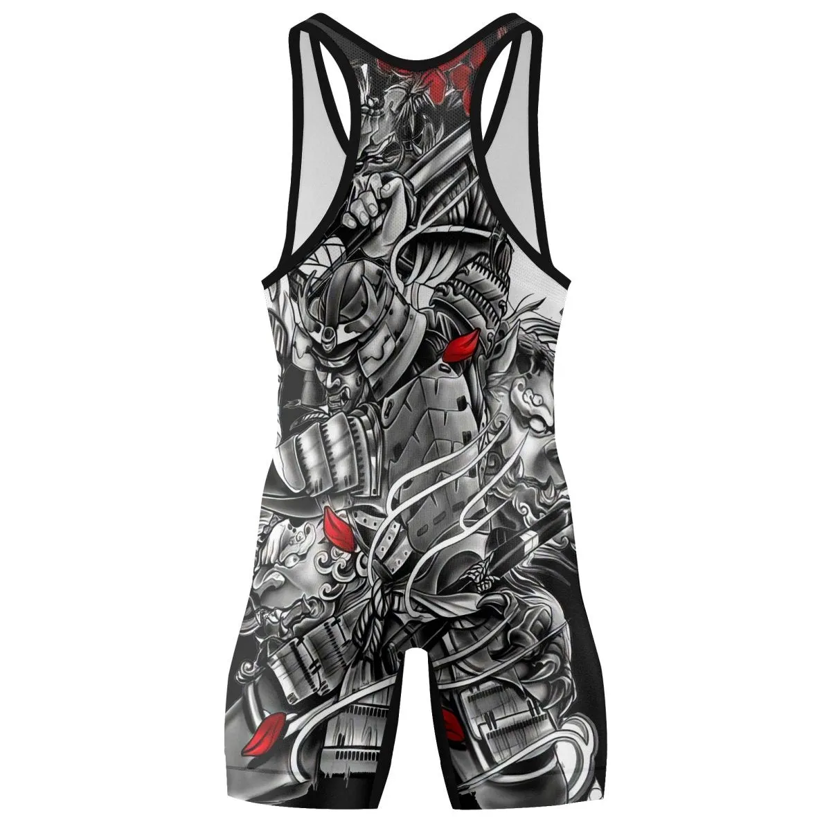 Samurai & White Dragon Wrestling Singlets