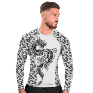 Samurai Dragon Long Sleeve Rash Guard